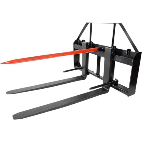 titan skid steer forks|skid steer with fork attachment.